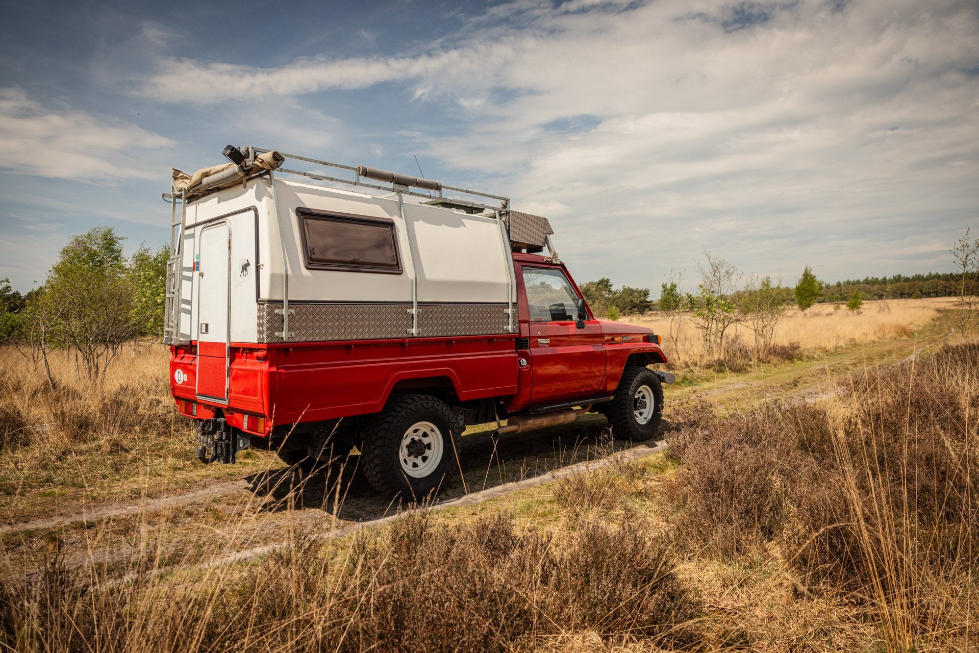 Toyota Land Cruiser BJ75 3.4 3B Diesel 4x4 Expedition Camper, Auto's, 2745 kg, 4 cilinders, Vierwielaandrijving, SUV of Terreinwagen