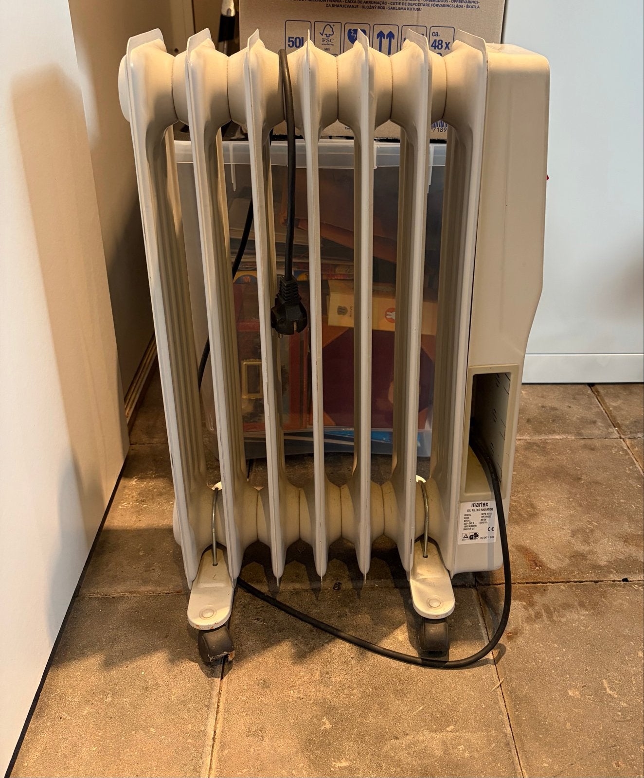 Martex Radiator Kachel - Elektrische Oliekachel, Ophalen, Radiator, Minder dan 60 cm, 80 cm of meer