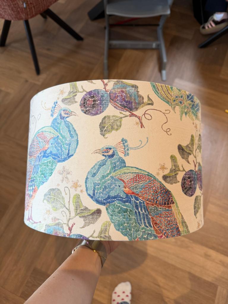 Lampenkap (velvet), Ophalen, Zo goed als nieuw, Rond, Minder dan 25 cm