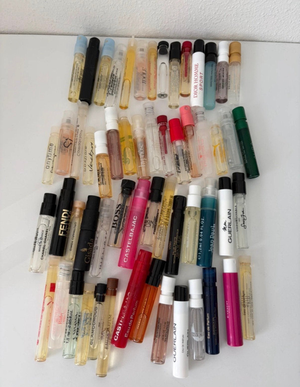 Merk parfum mini’s, Sieraden, Tassen en Uiterlijk, Ophalen of Verzenden, Gebruikt, Overige kleuren, Toebehoren