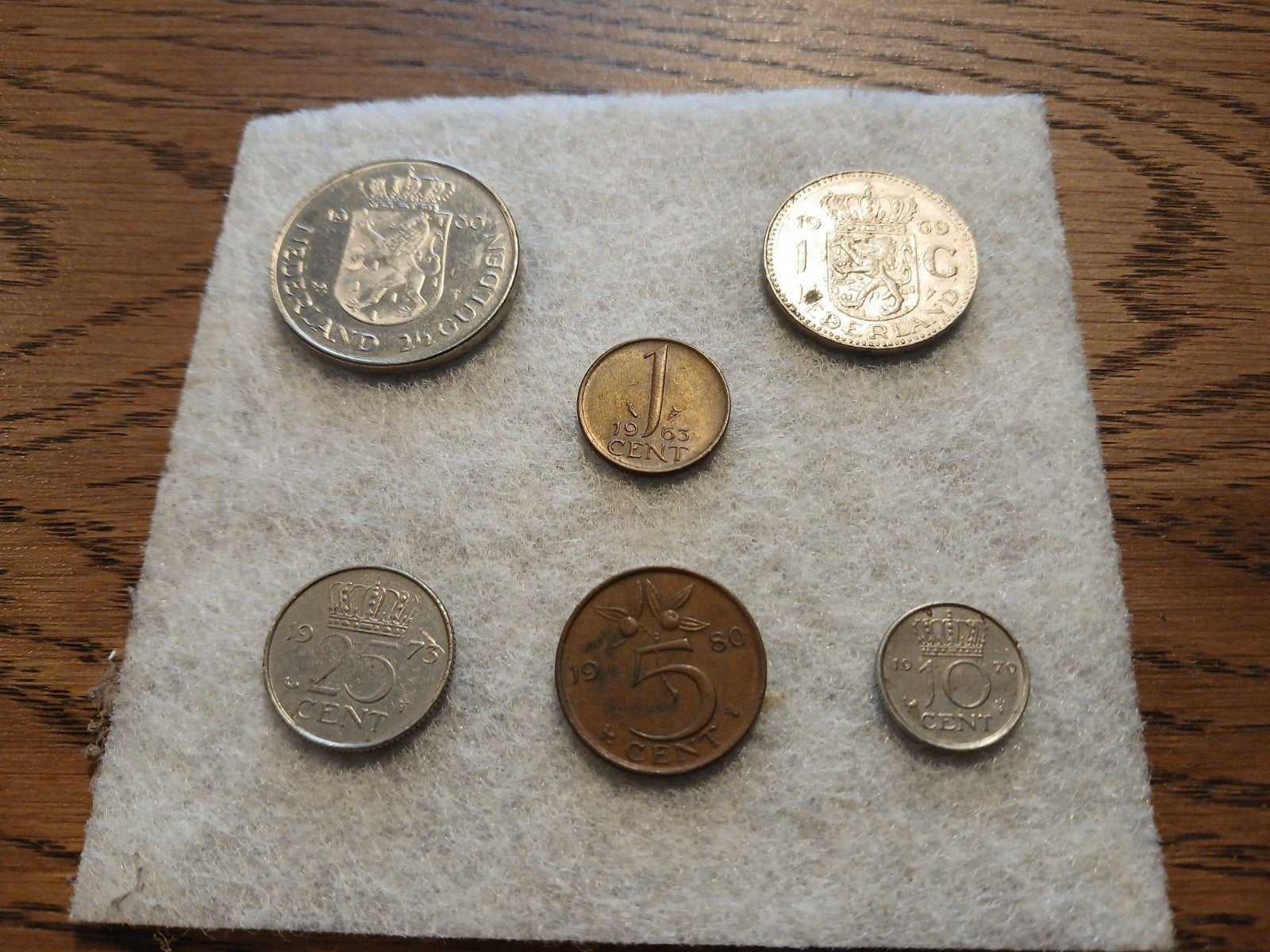 setje, Postzegels en Munten, Munten | Nederland, Ophalen, Koningin Juliana