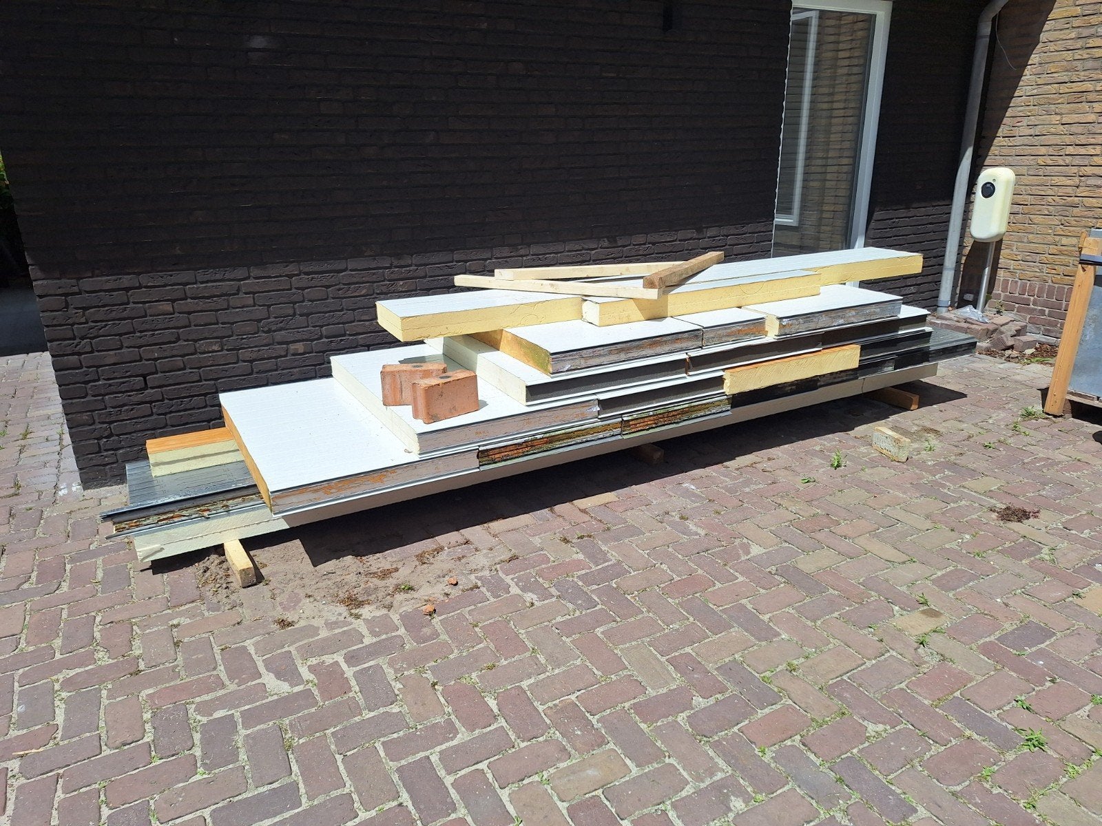 sandwichpanelen 10cm dik, Ophalen of Verzenden