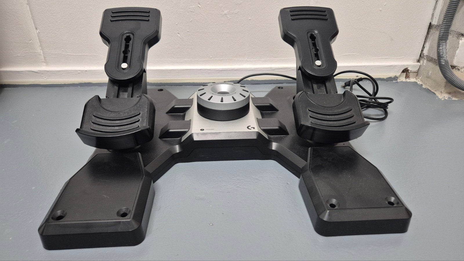 Logitech Flight Rudder Pedals - Vliegsimulator Pedalen, Ophalen, Overige merken, Zo goed als nieuw