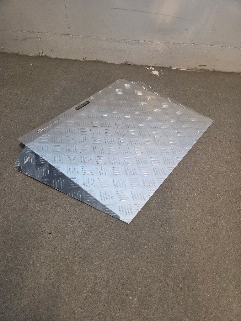 drempelhulp / oprijplaat gebruikt 72 x 55 cm., Diversen, Ophalen of Verzenden, Gebruikt