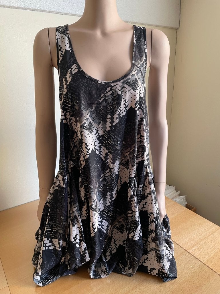 Jurk, tuniek, maat M, maat 40/42, Kleding | Dames, Maat 38/40 (M), Bruin, Ophalen of Verzenden, Zo goed als nieuw