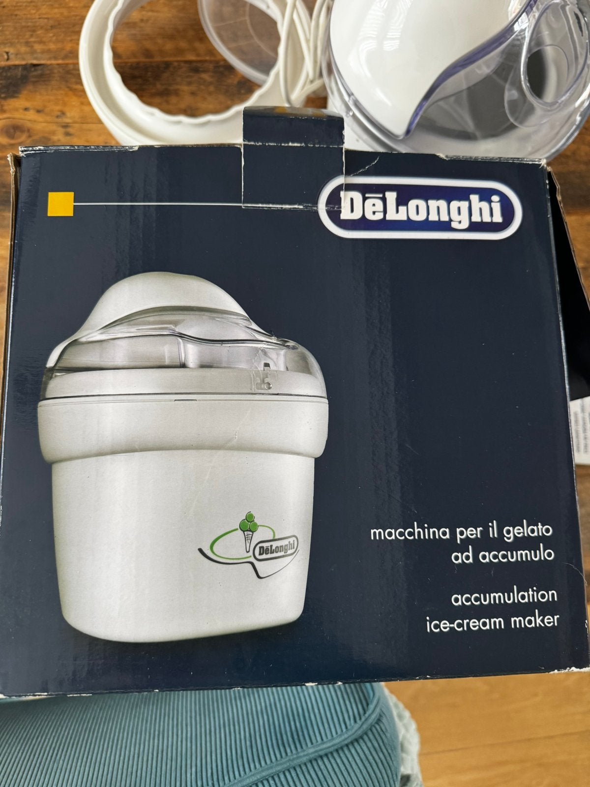 Ijsmachine DeLonghi, Witgoed en Apparatuur, Ophalen, Zo goed als nieuw