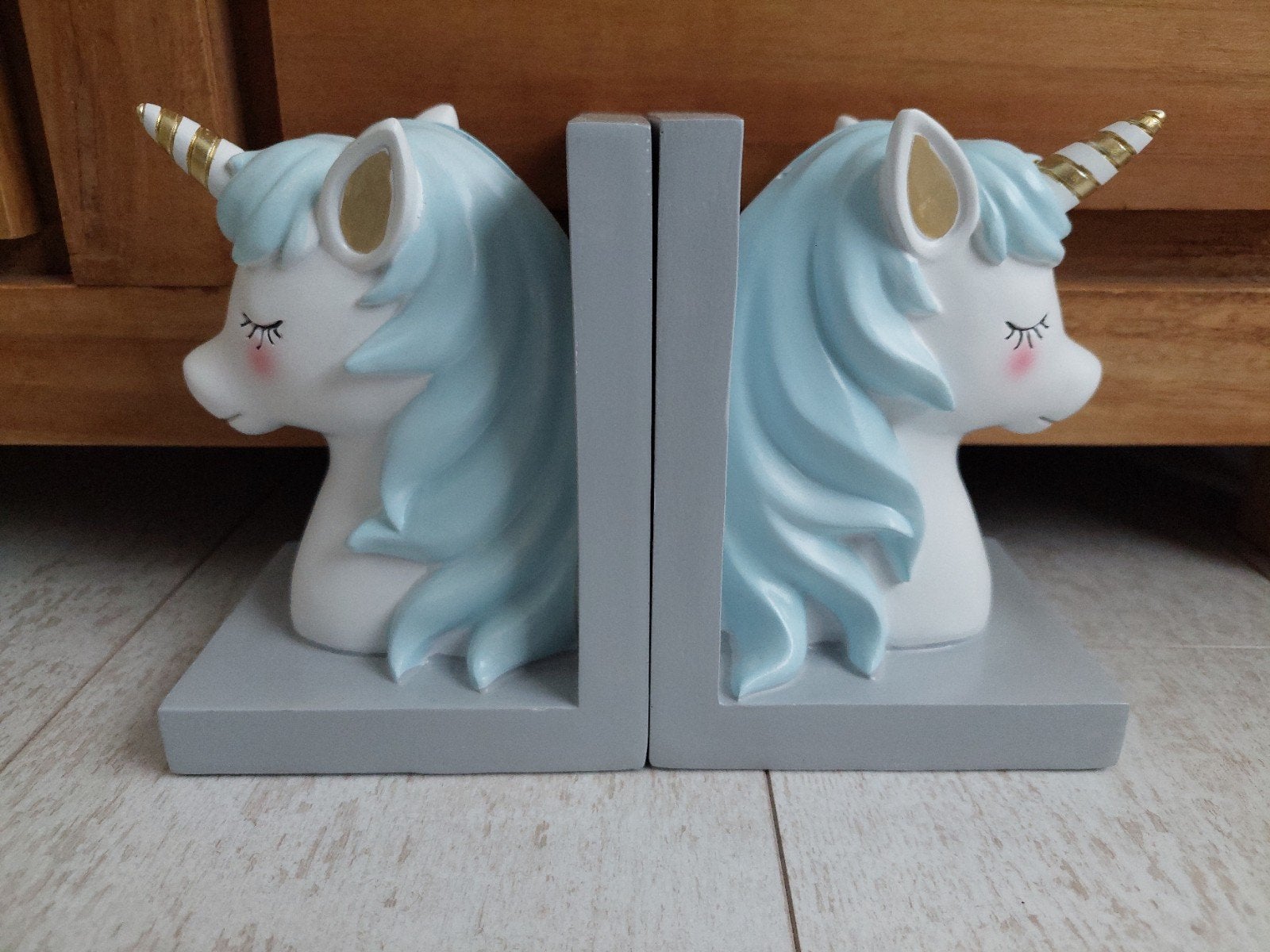 Nieuw! Eenhoorn Unicorn boekensteunen en spaarpot in 1, Verzenden, Nieuw