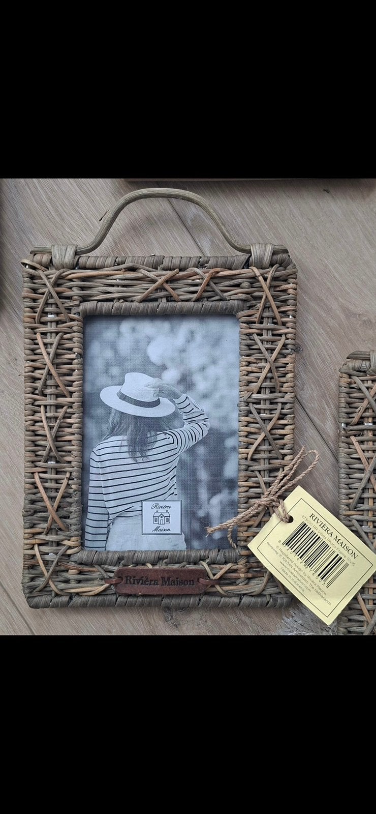 Riviera Maison rattan fotolijstje, Ophalen of Verzenden, Zo goed als nieuw