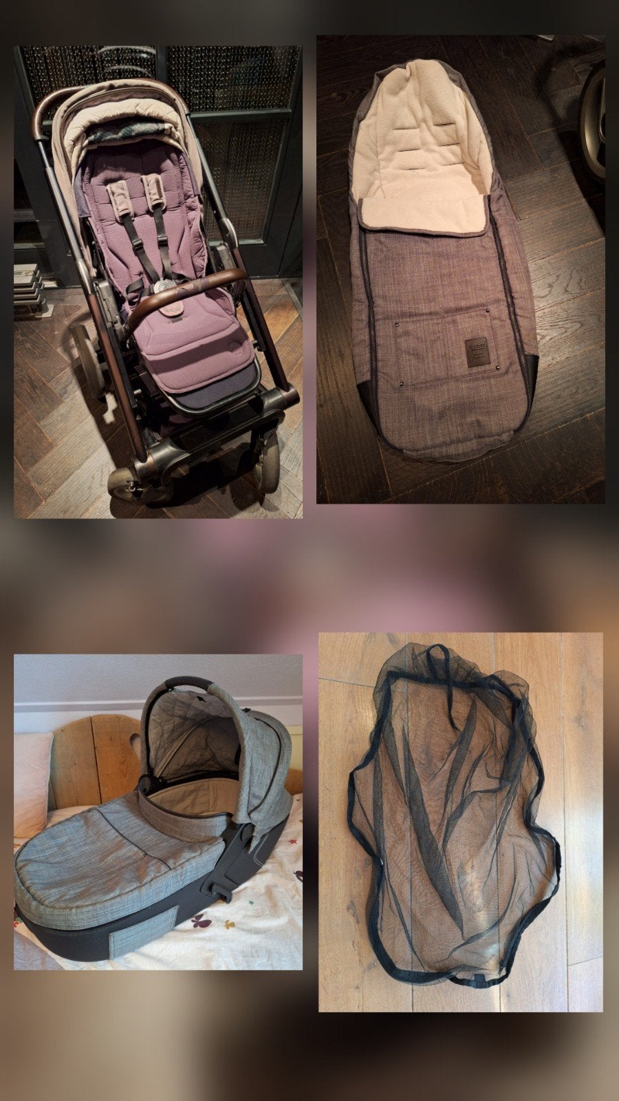 Mutsy Igo Combiwagen met reiswieg en accessoires, Kinderen en Baby's, Kinderwagens en Combinaties, Ophalen