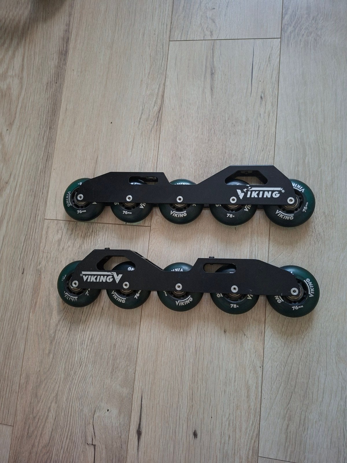 Viking skeelerframes 5x76mm, Sport en Fitness, Schaatsen, Ophalen of Verzenden, Gebruikt, Noren, Viking