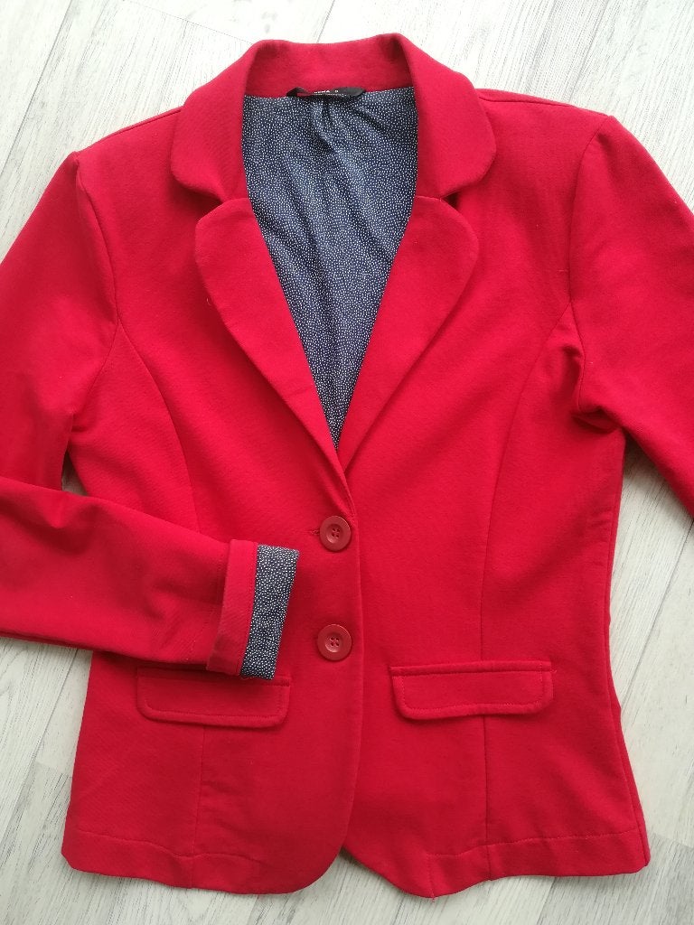HEMA colbert rood maat S, Maat 38/40 (M), Ophalen of Verzenden, Zo goed als nieuw, Jasje
