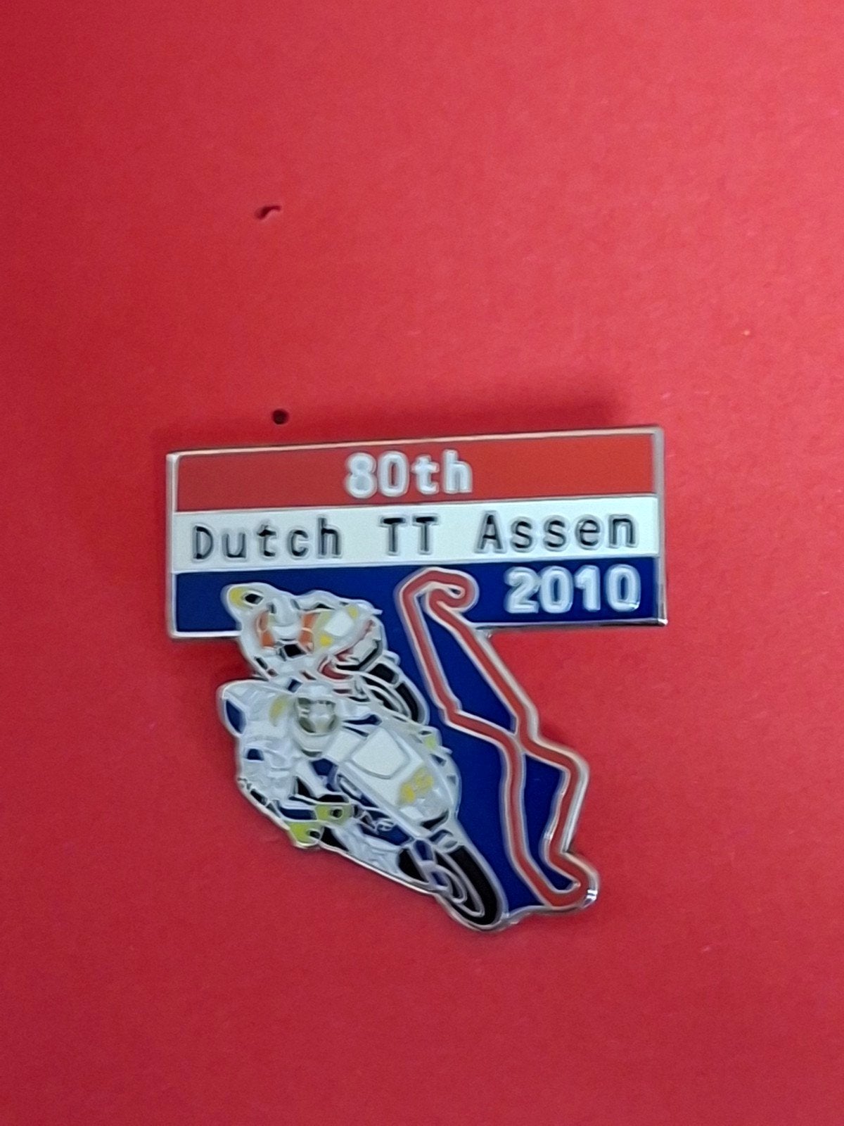 Motor Pin DUTCH TT ASSEN 2010, Ophalen of Verzenden, Zo goed als nieuw, Sport