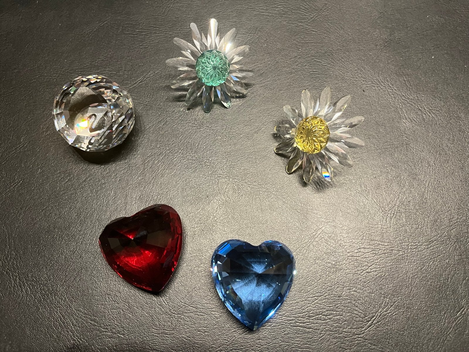 Swarovski kristallen decoratie: zwaan, bloemen, harten, Verzamelen, Swarovski, Ophalen, Zo goed als nieuw