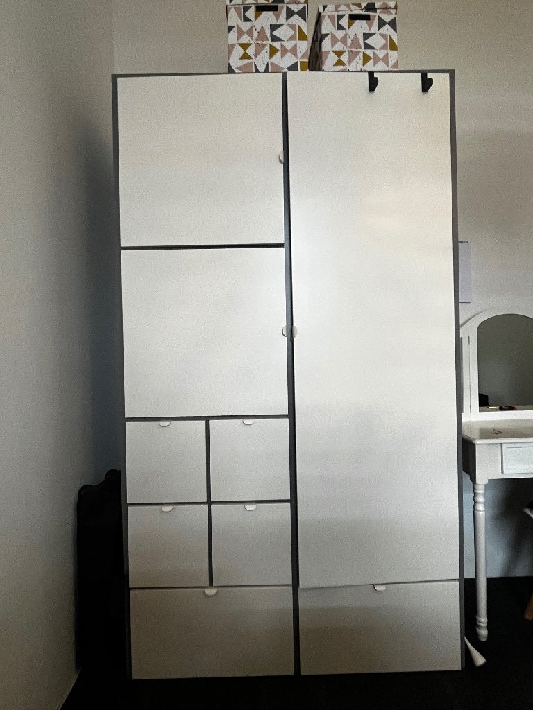 Kledingkast IKEA Visthus, Ophalen, Gebruikt, 100 tot 150 cm, 200 cm of meer