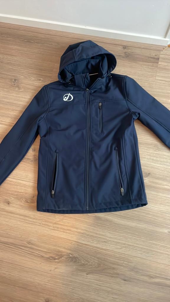 Softshell jas JDH maat s donkerblauw, Ophalen of Verzenden, Zo goed als nieuw, Kleding