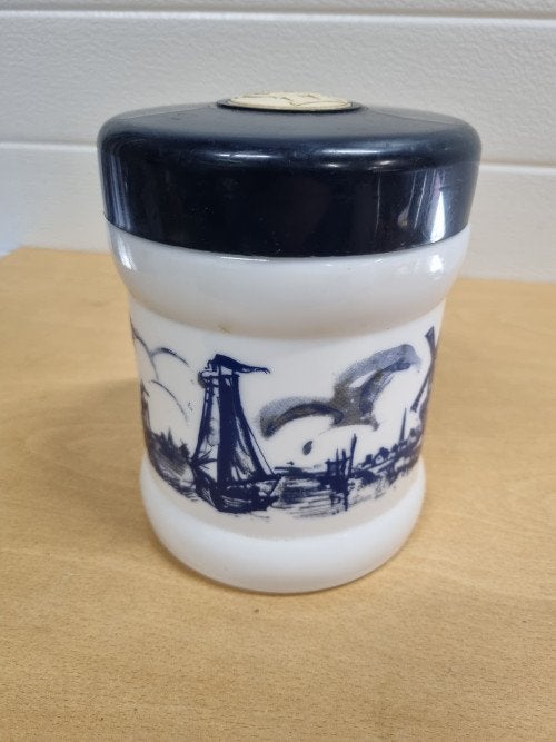 Sigarenpot opaline willem II holland, Ophalen of Verzenden, 'T Olde Gre-j, Info@toldegrej.nl, Endepoelstraat 20f Didam