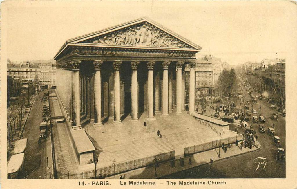 381-186-023 Paris La Madeleine, Verzenden, Voor 1920, Frankrijk