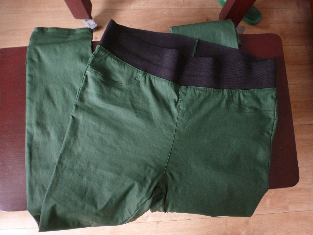 NORAH imitatie leer tregging broek 44 -GRATIS zend, Verzenden, Maat 42/44 (L), Zo goed als nieuw, Lang