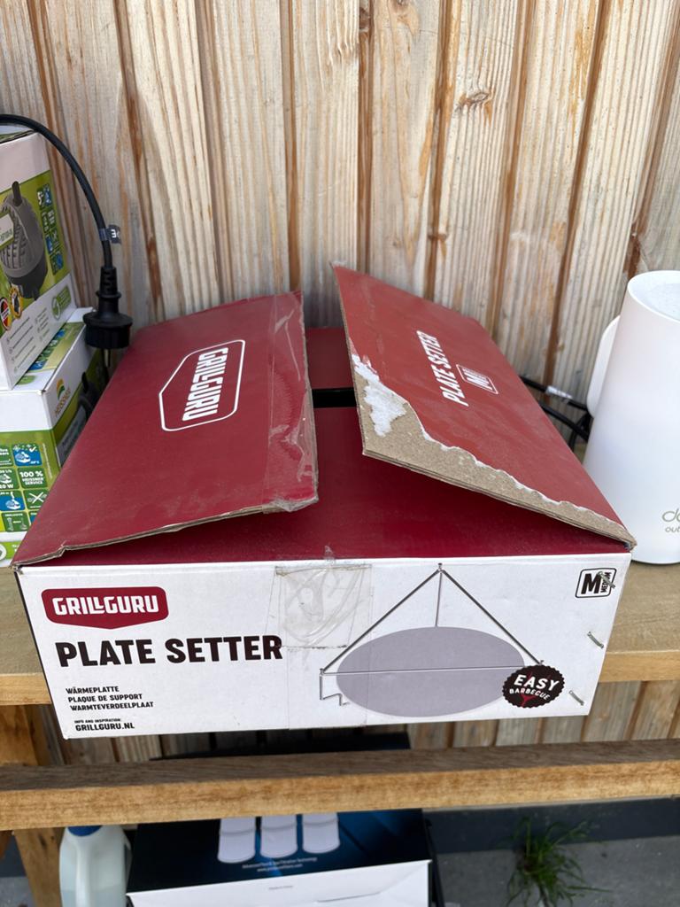 Nieuwe Grill Guru Plate Setter (M) - Onmisbaar voor uw BBQ!, Ophalen of Verzenden, Nieuw