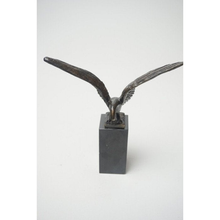 # Artihove Bernadette Leijdekkers. BL, zwaan verbronsd, Verzamelen, Beelden en Beeldjes, Gebruikt, Dier, Ophalen of Verzenden