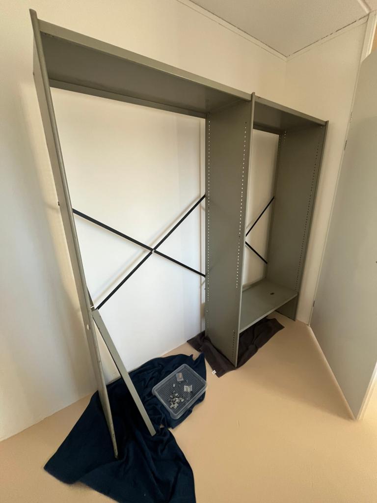 Industriële metalen kast, Ophalen, Gebruikt, 200 cm of meer, 150 tot 200 cm