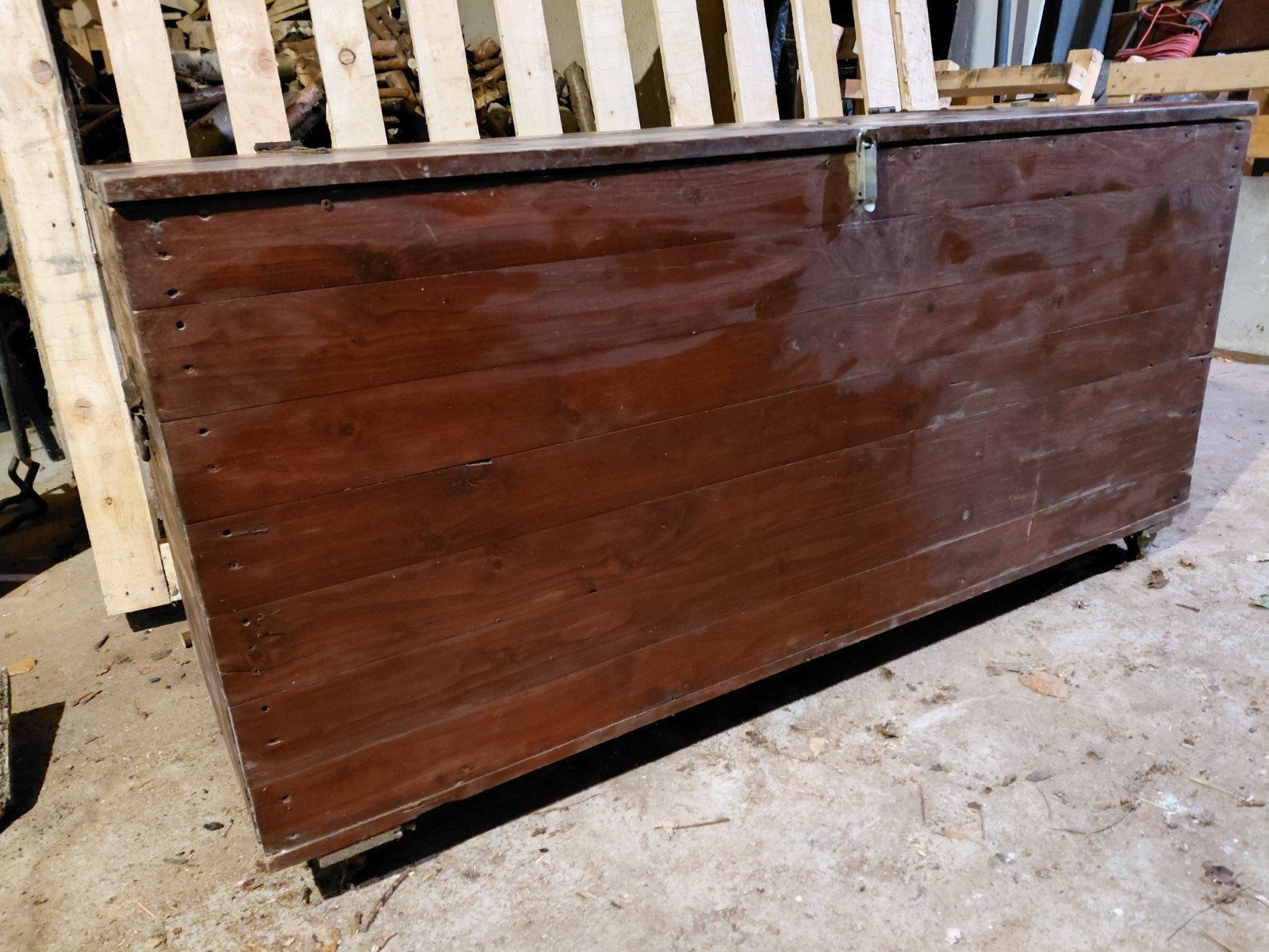 Grote kist op wieltjes!, Ophalen, 50 – 75, Gebruikt, 150 tot 200 cm