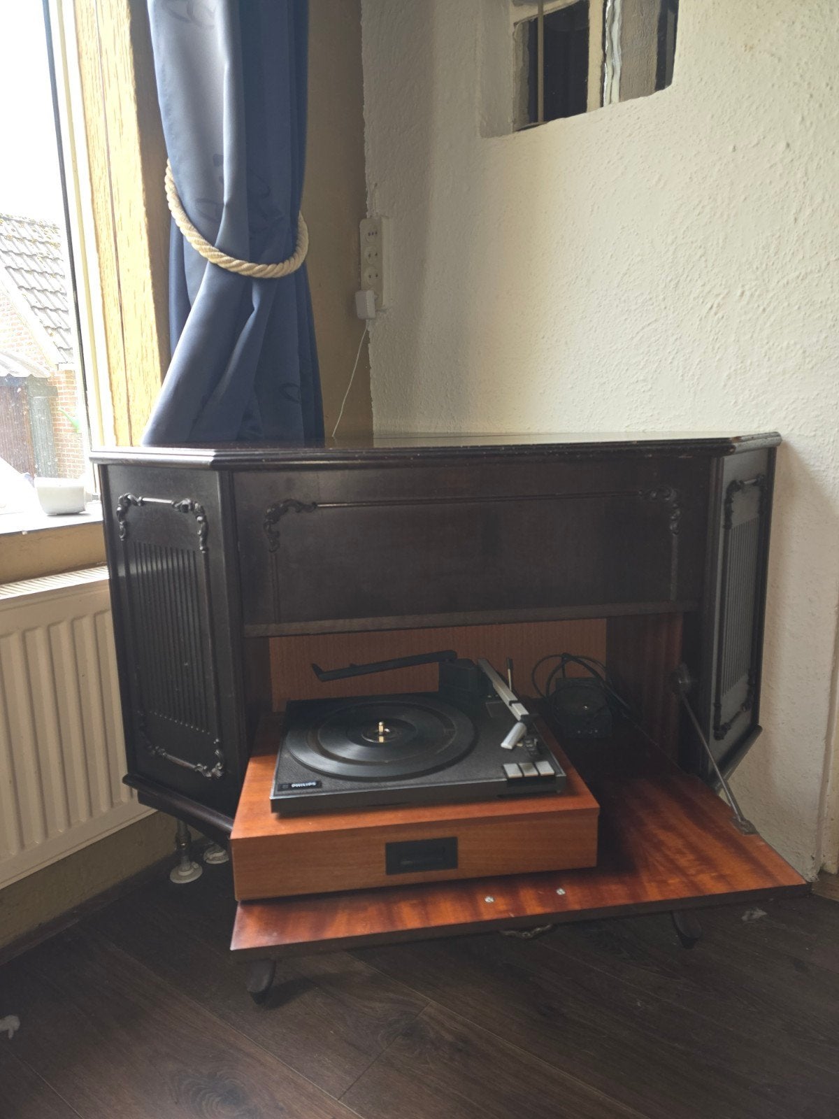 Vintage audiomeubel, Audio, Tv en Foto, Ophalen