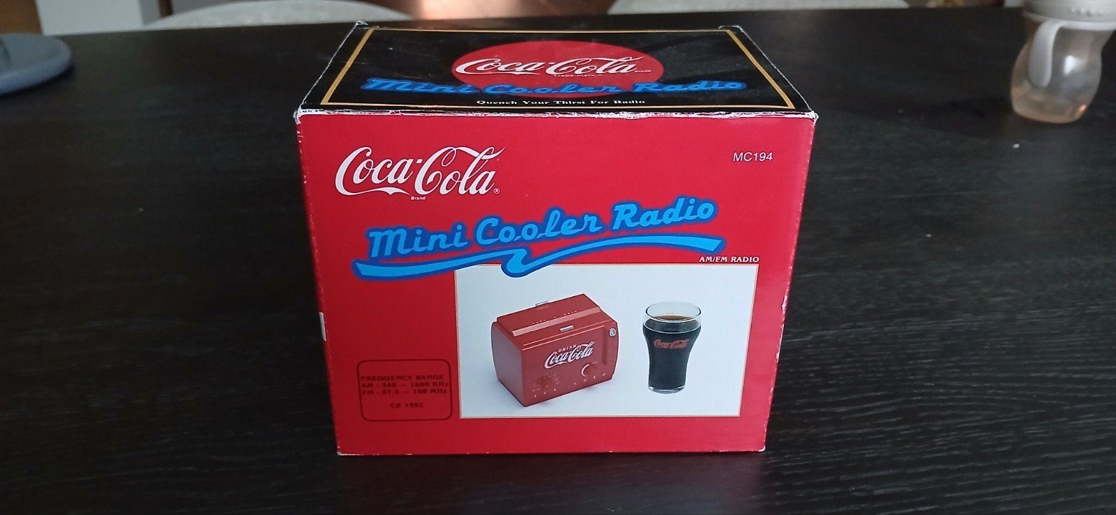 Coca-Cola Mini Cooler Radio MC194 - AM/FM Radio, Ophalen of Verzenden, Nieuw, Radio