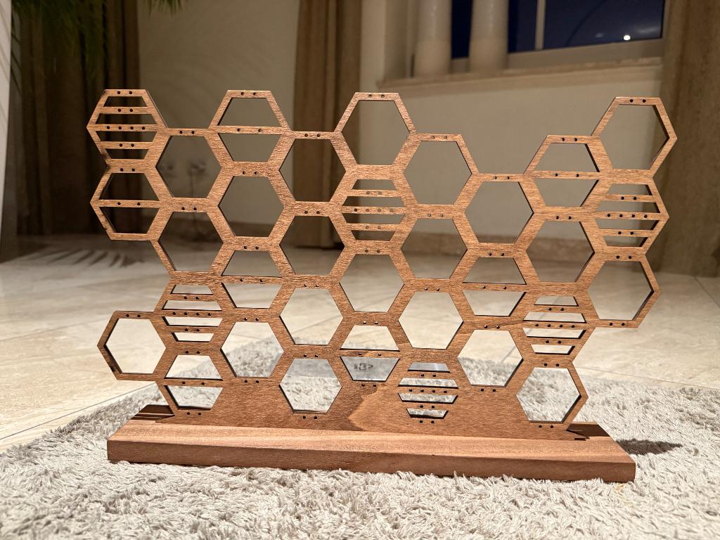Sieradendisplay oorbellen, Ophalen, Overige materialen, Hangers, Bruin