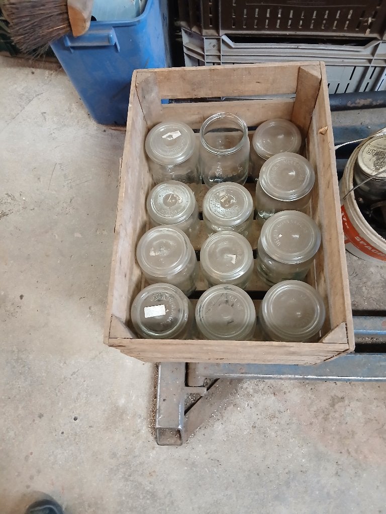 Inmaakpotten/wekpotten, Overige typen, Ophalen, Gebruikt, Glas