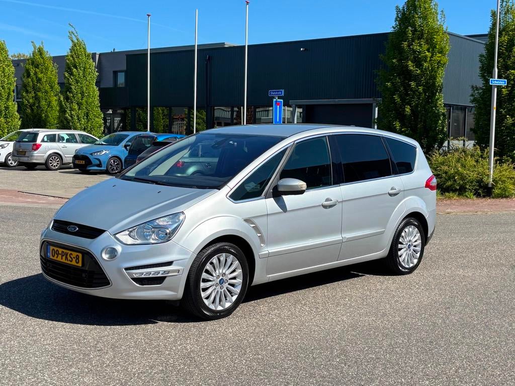 Ford S-Max 1.6 EcoBoost Titanium 7 Persoons Navi clima trekh, Auto's, Voorwielaandrijving, Gebruikt, 4 cilinders, 7 stoelen