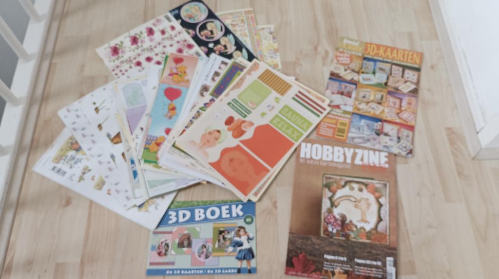Kaarten maken, 3D knippen, knipvel, Ophalen of Verzenden, Zo goed als nieuw, Overige thema's, Knipvel