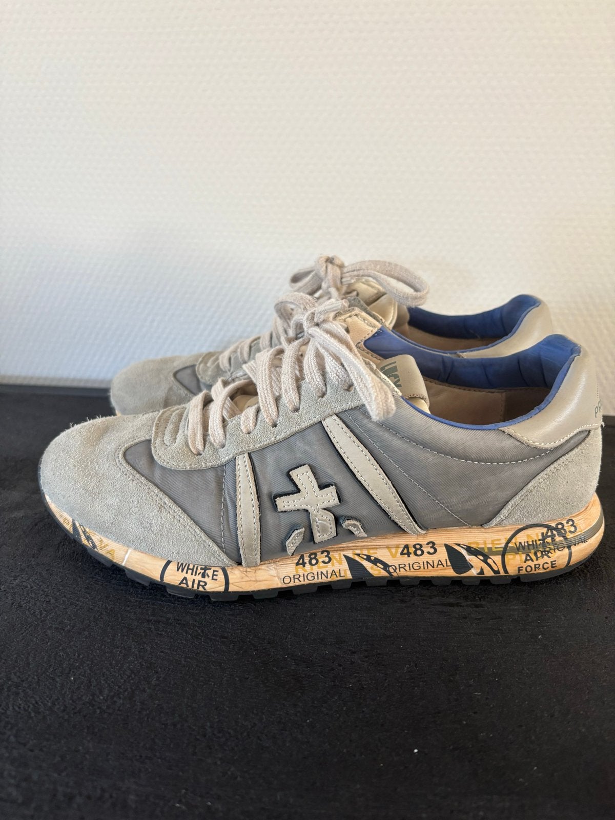 Premiata sneakers maat 39, Ophalen of Verzenden, Gedragen, Grijs, Sneakers of Gympen