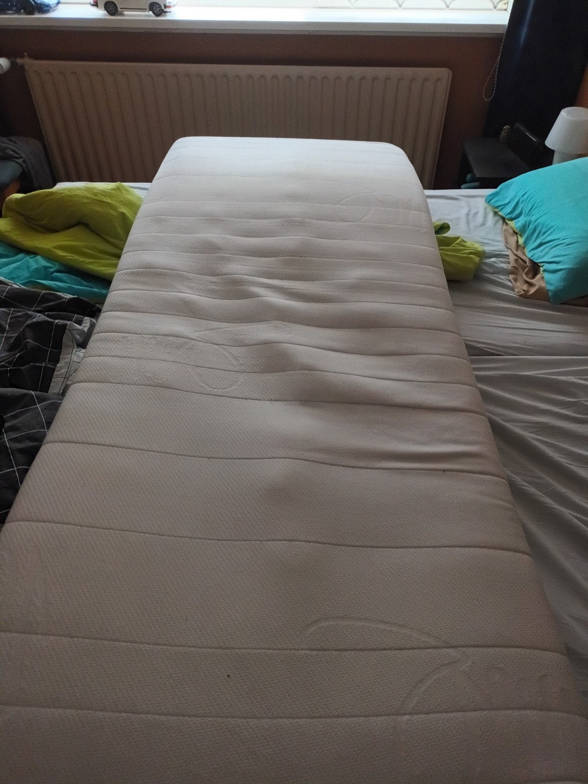 Matras met wasbare hoes, Eenpersoons, Ophalen of Verzenden, Zo goed als nieuw, 80 cm