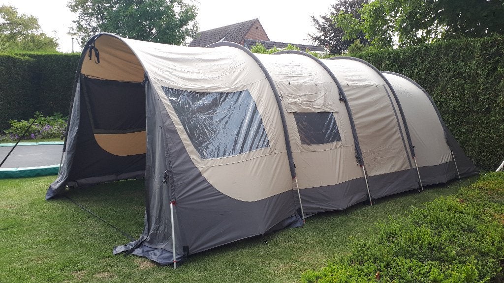 Bardani Locarno 330 tunneltent, Caravans en Kamperen, Tenten, Ophalen, Zo goed als nieuw, Tot en met 4