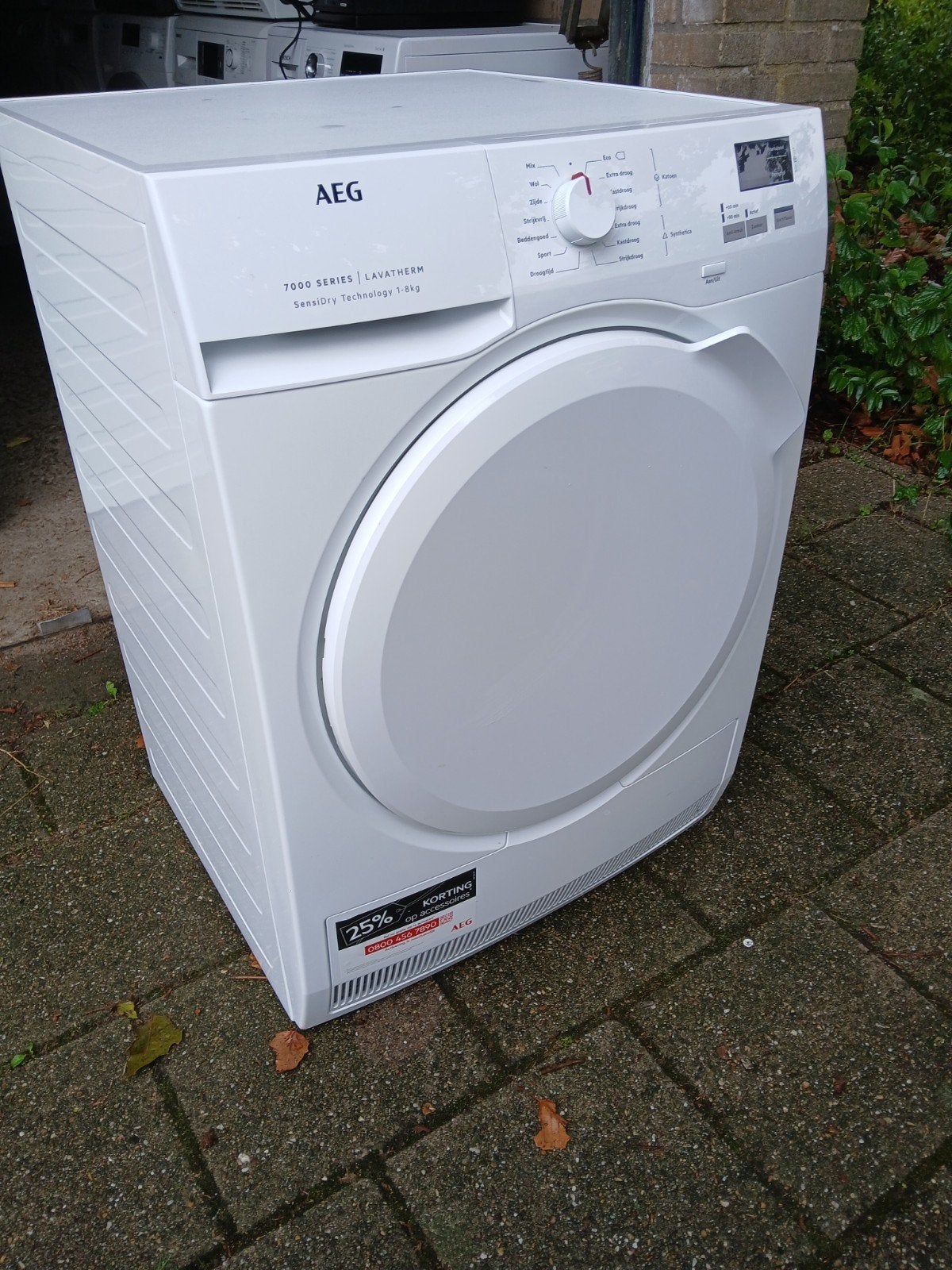 warmtepompdroger Aeg 7000serie 8kg A++ nette staat!, Ophalen, Overige typen, 8 tot 10 kg, Zo goed als nieuw