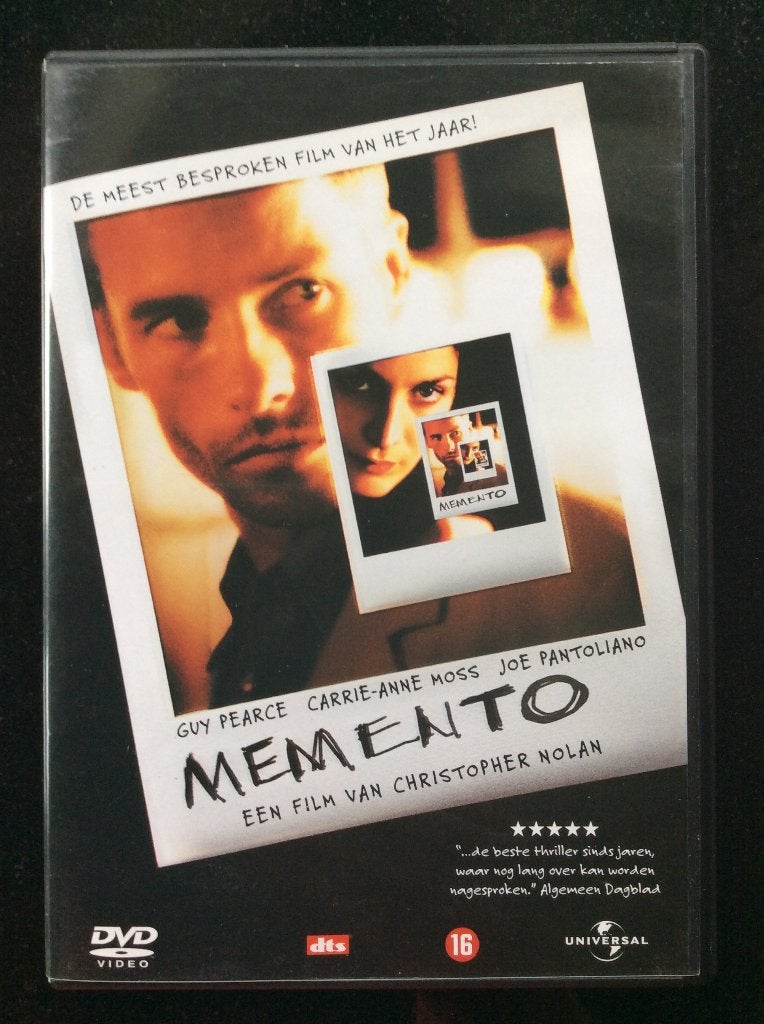 Memento DVD, Vanaf 16 jaar, Ophalen of Verzenden, Zo goed als nieuw, Overige genres