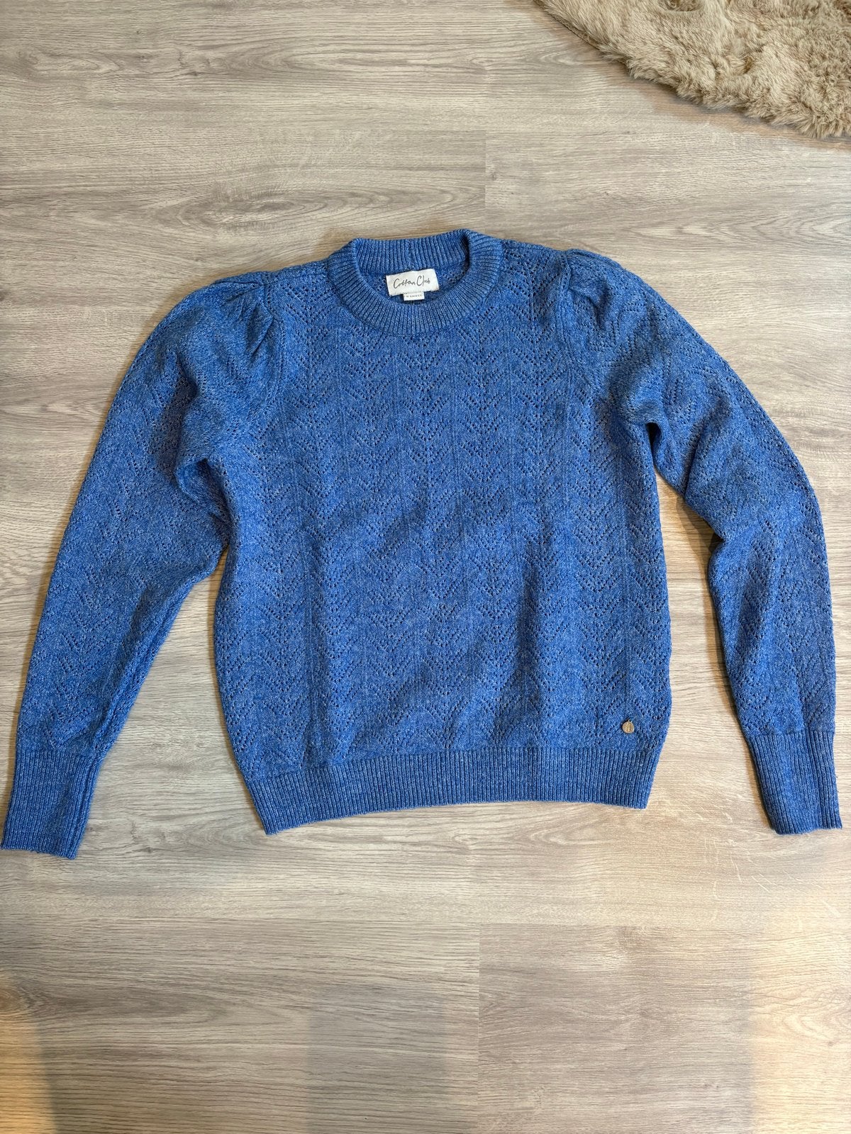 Cotton Club Blauwe Trui, Kleding | Dames, Truien en Vesten, Ophalen of Verzenden, Zo goed als nieuw, Maat 34 (XS) of kleiner, Blauw