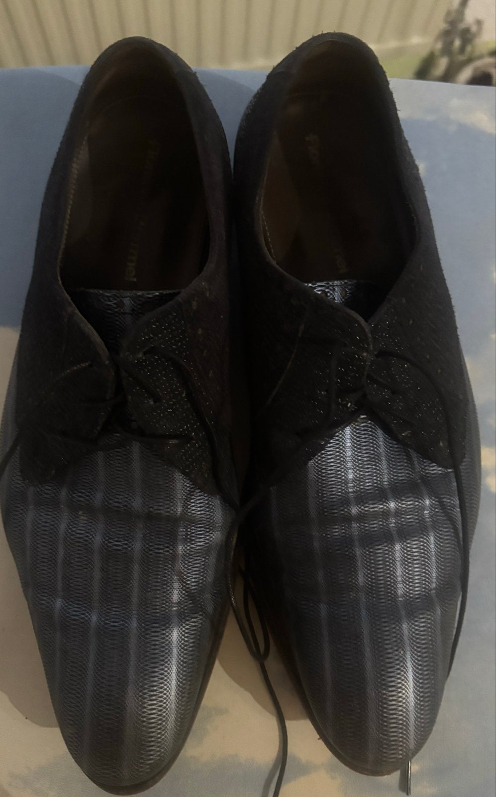 Floris van Bommel, maat 7, Ophalen of Verzenden, Gedragen, Zwart, Veterschoenen