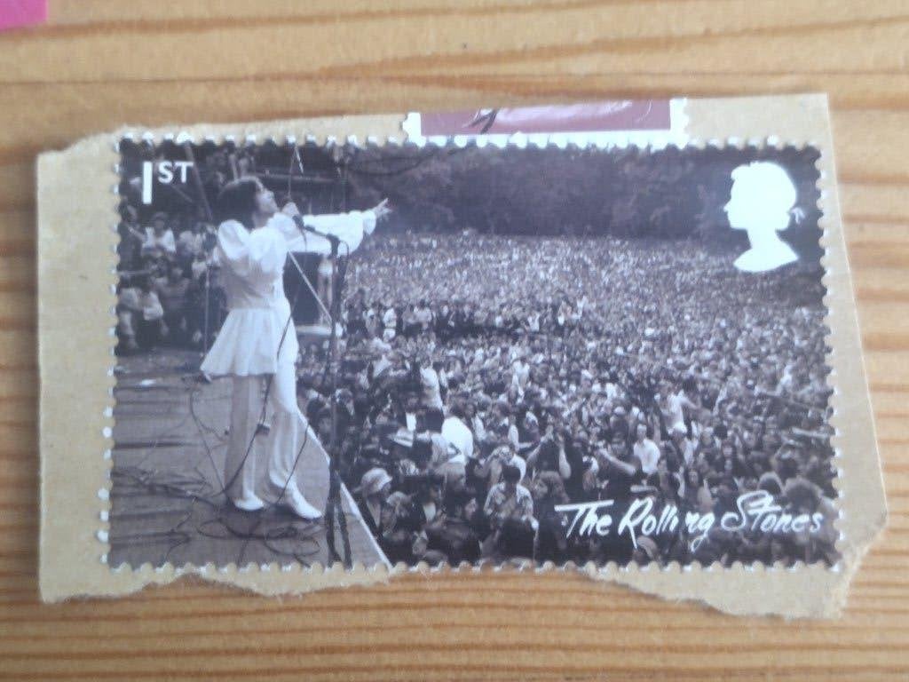 Engeland recent 2021 Rolling stones 1st concert Londen, Ophalen of Verzenden, Gestempeld