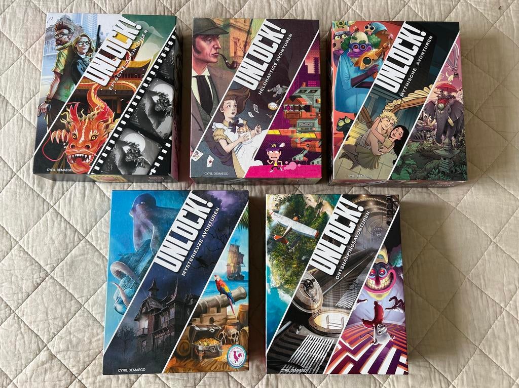 Unlock! Escape spellen - Verkoop of ruilen, Vijf spelers of meer, Ophalen of Verzenden, Zo goed als nieuw