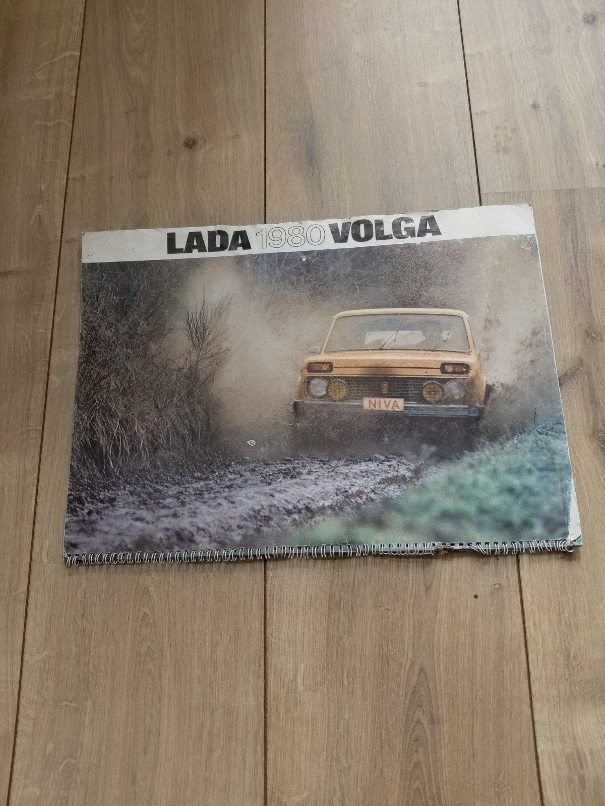 Kalender Lada Volga 1980, Ophalen of Verzenden
