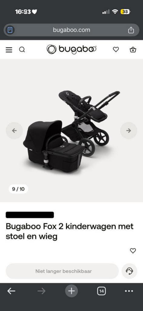 Buggaboo fox 2, 2 in 1 compleet met extras, Ophalen of Verzenden, Zo goed als nieuw, Combiwagen, Duowagen