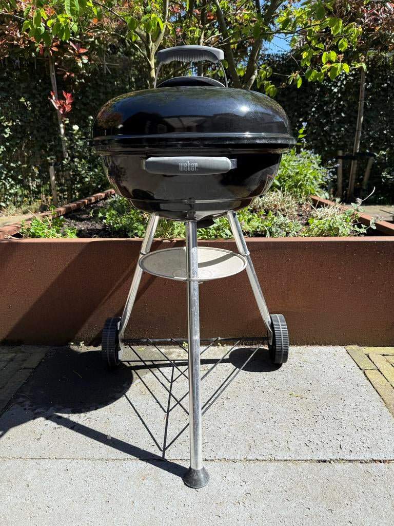 Weber Compact Kettle Kogelbarbecue Ø 47 cm, Tuin en Terras, Ophalen, Gebruikt