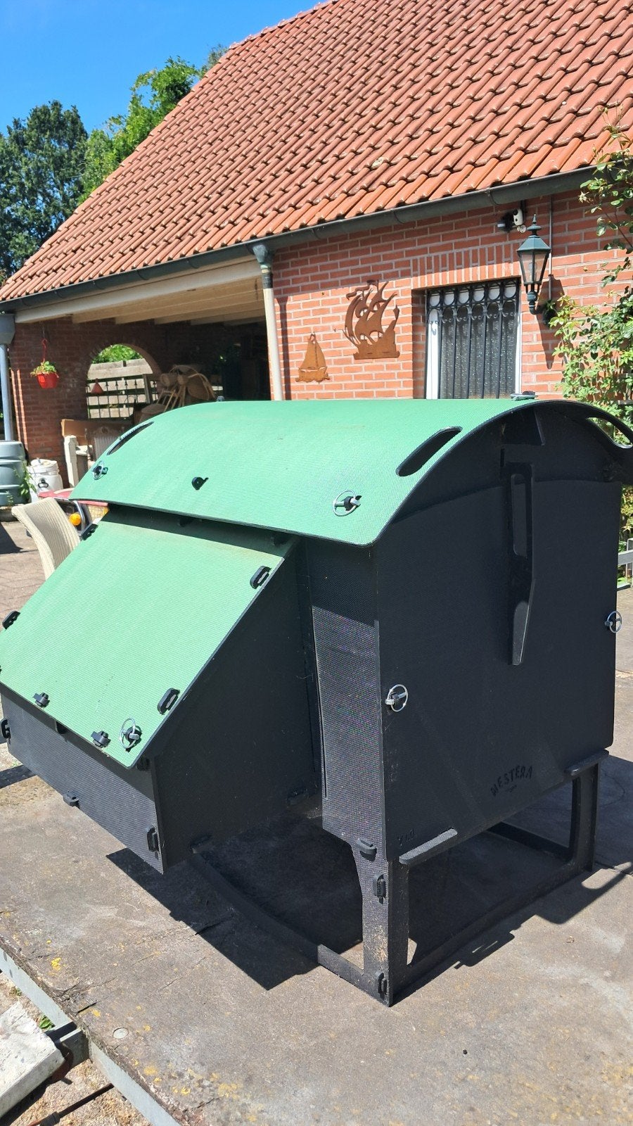 Klein kunstof kippen hok, Dieren en Toebehoren, Pluimvee | Toebehoren, Ophalen, Kippenhok of Kippenren
