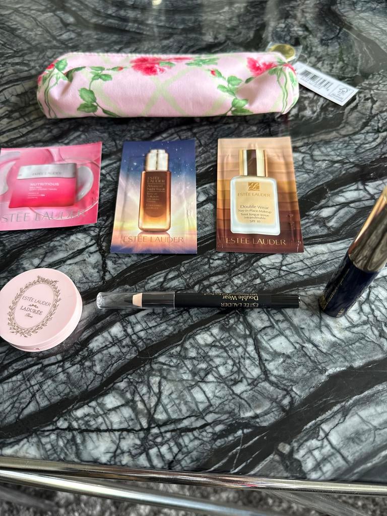 Estée Lauder make-up set met tasje, Lippen, Verzenden, Nieuw, Make-up