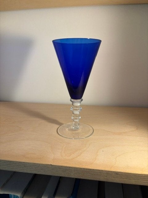 sierglas blauw, Ophalen of Verzenden