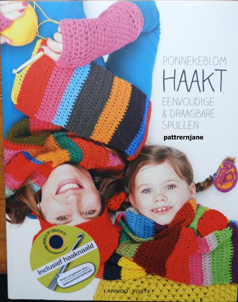 haken Ponnekeblom haakt - een huis vol geluk, Verzenden, Zo goed als nieuw, Breien of Haken, Patroon of Boek