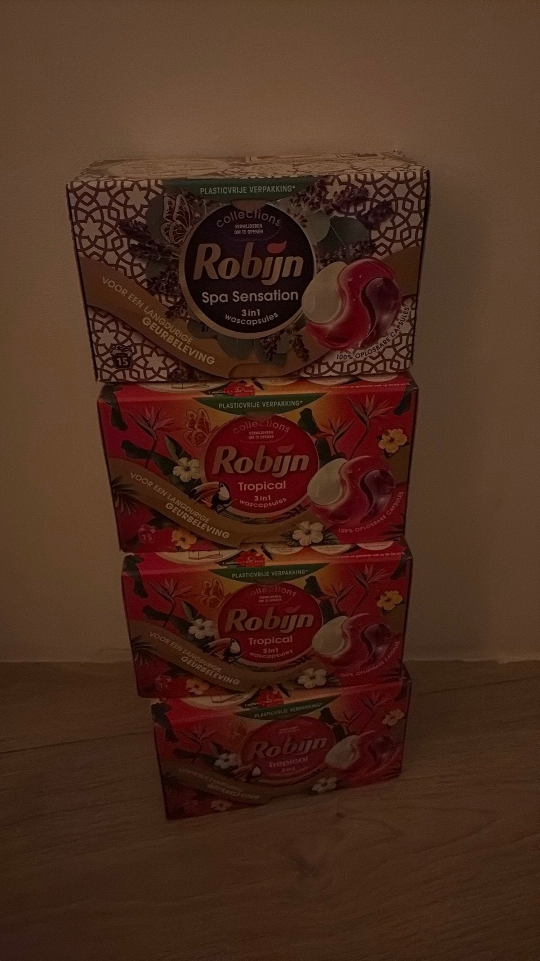 Robijn was pods, Ophalen