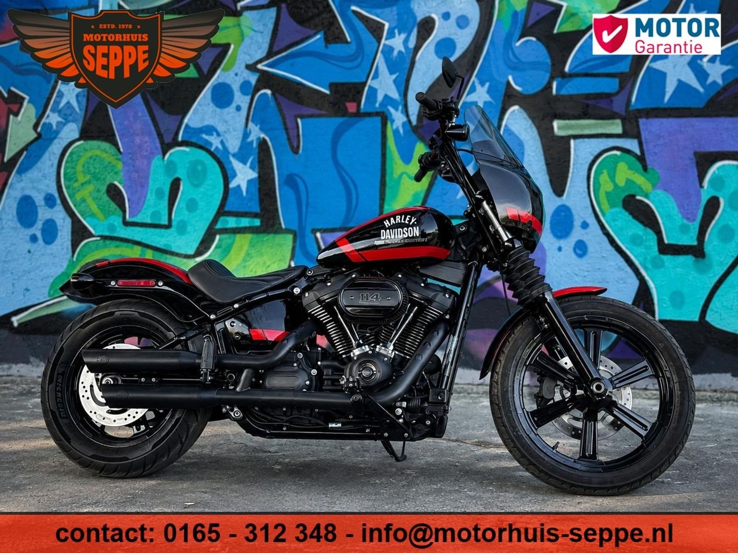 STREET BOB CLUB STYL 114 CI STAGE ONE TUNING 2023, Motoren, HARLEY-DAVIDSON, Chopper, Bedrijf, Onbekend